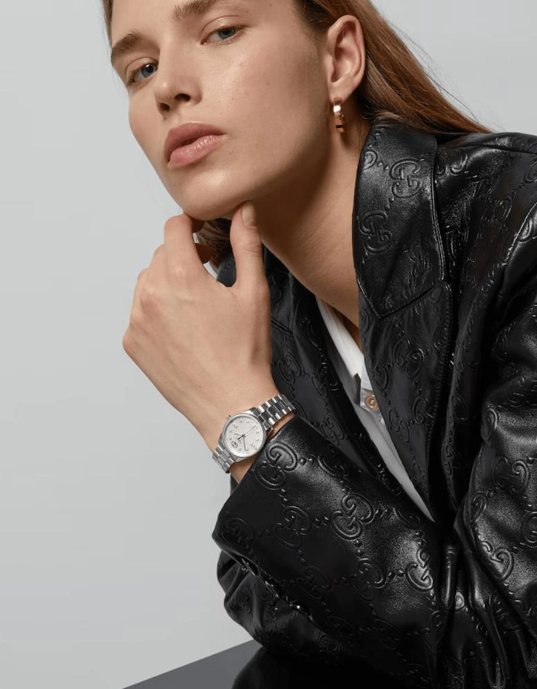 YA1265064 G-Timeless Mother of Pearl Dial Ladies Watch