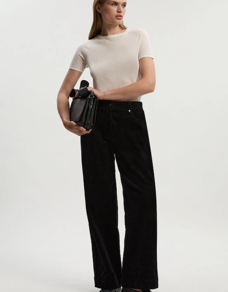 Cord Straight Leg Trouser