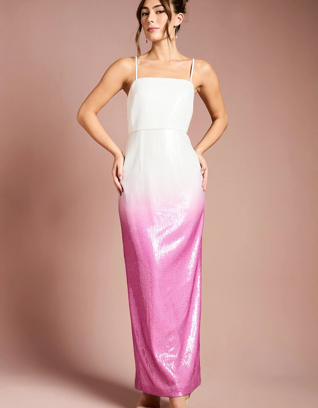 Ombre Sequin Midaxi Dress, 2 of 1