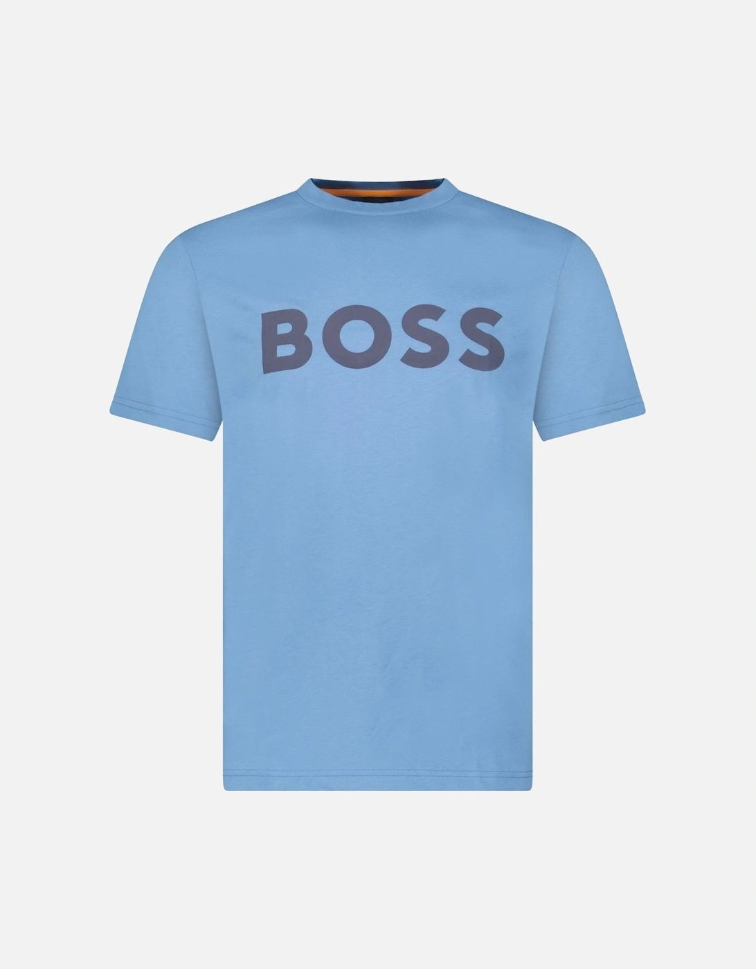 Boss Men's Hugo Boss Thinking 1 Logo T-Shirt in Blue