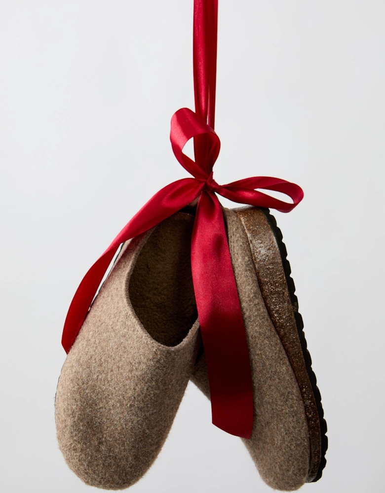 Jamie Mule Slippers in Mink