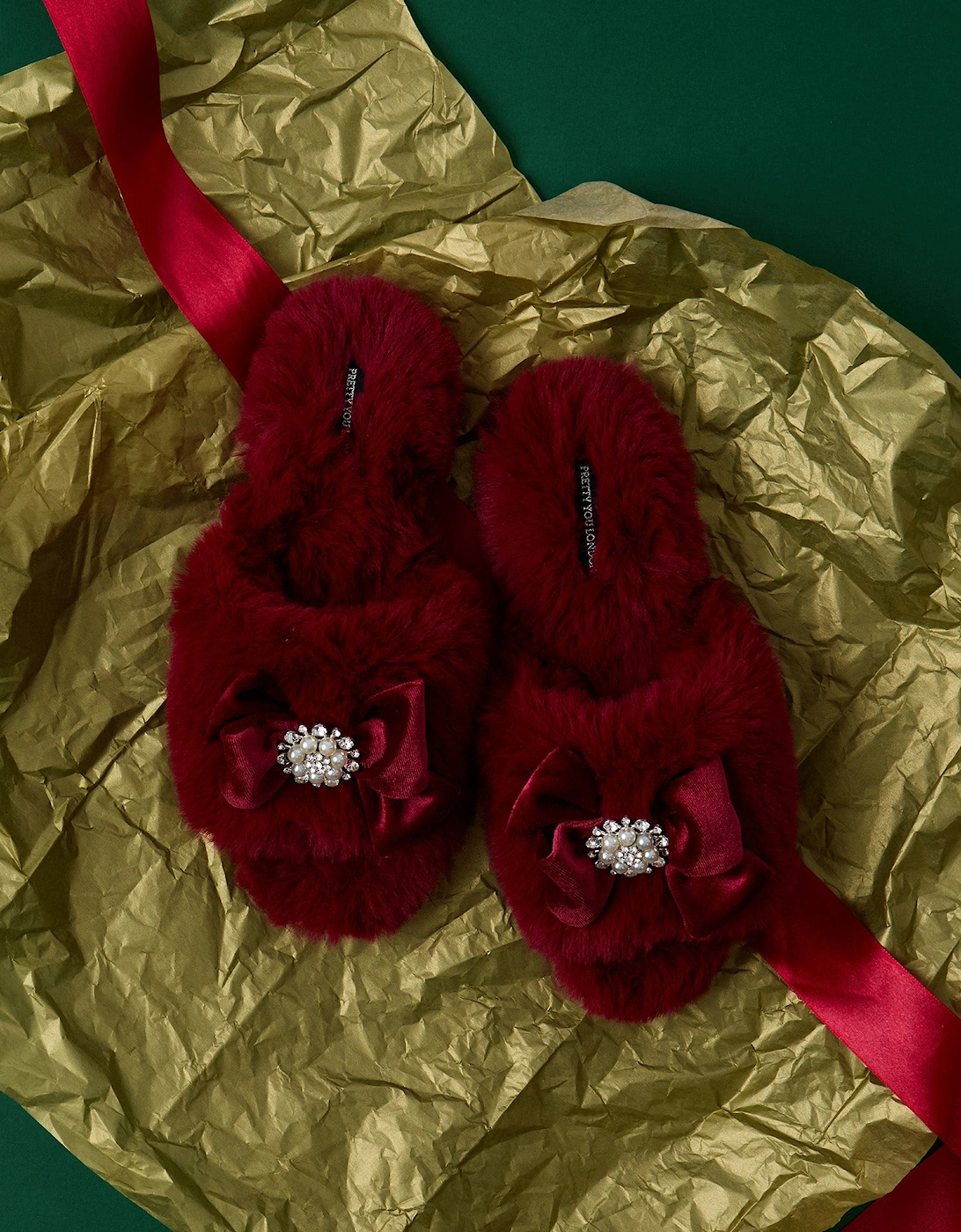 Anya Slippers in Red, 5 of 4