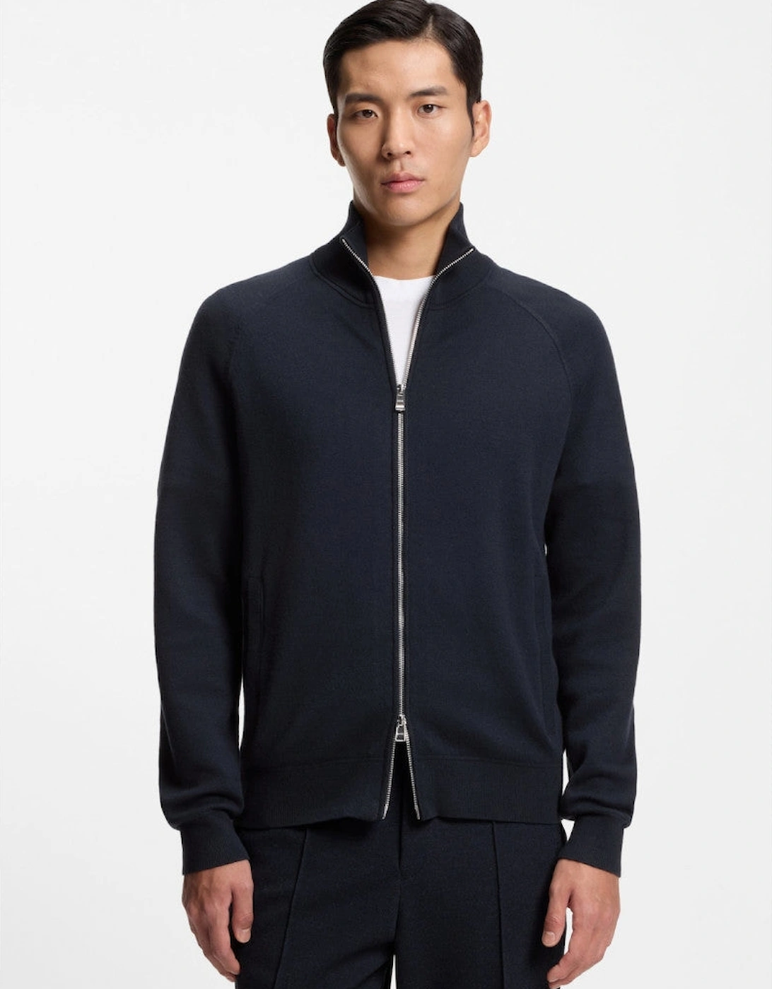 BOSS Black H-Idino Sweater 405 Dark Blue