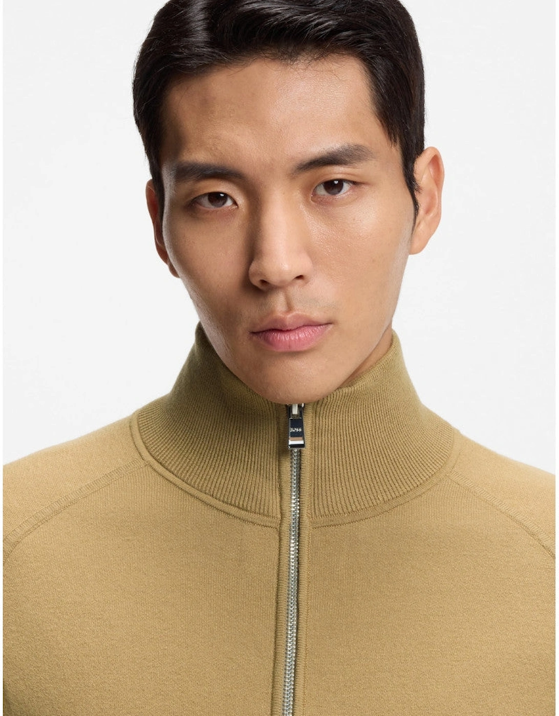 BOSS Black H-Idino Sweater 252 Dark Beige