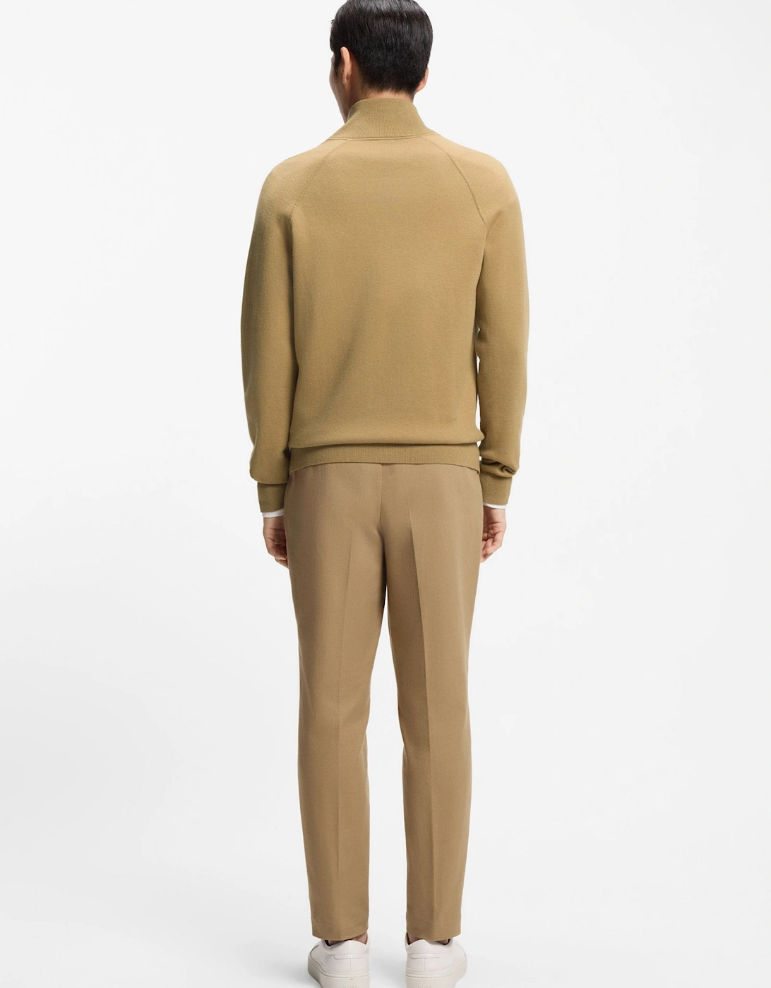 BOSS Black H-Idino Sweater 252 Dark Beige