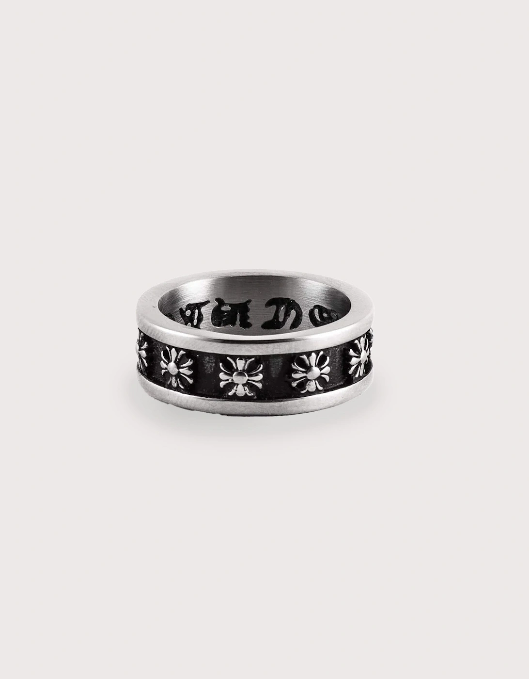 Stainless Steel Cross Ring, 3 of 2