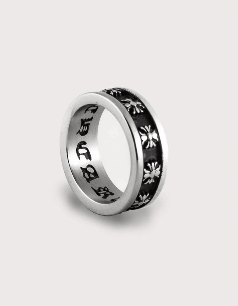 Stainless Steel Cross Ring