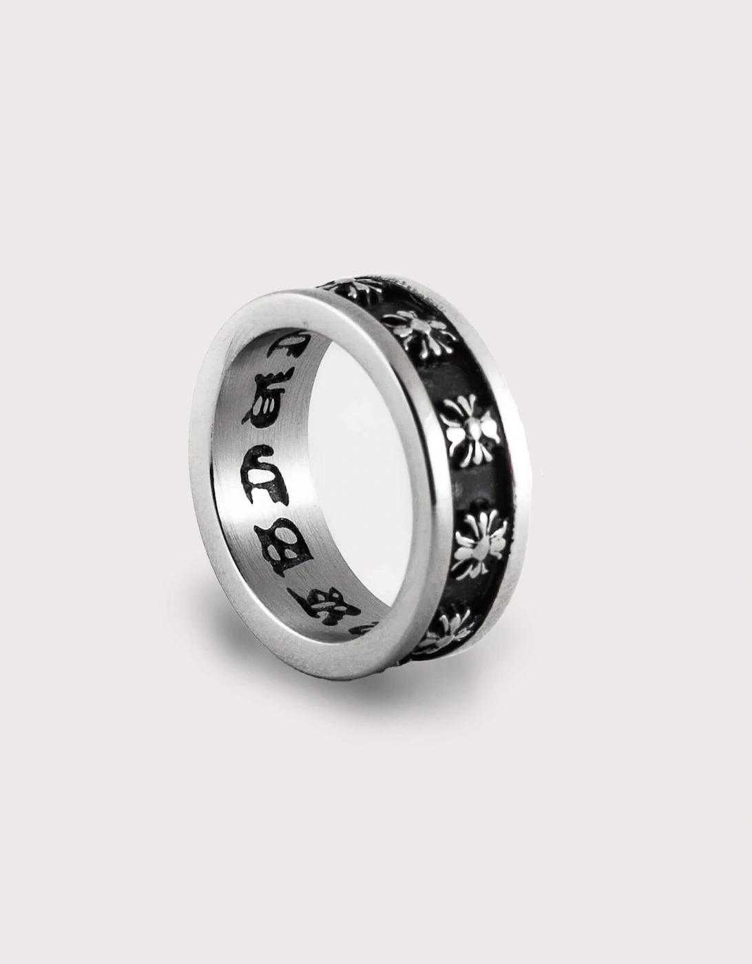 Stainless Steel Cross Ring