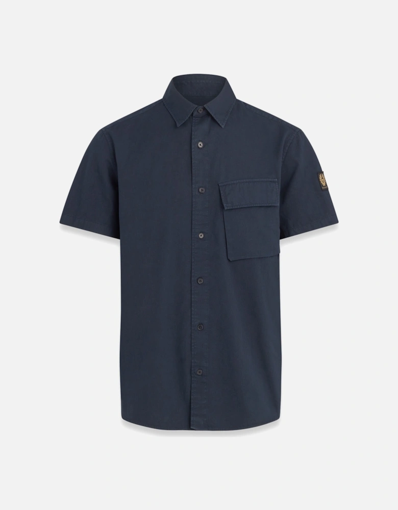 Short Sleeve Scale Shirt Dark Ink