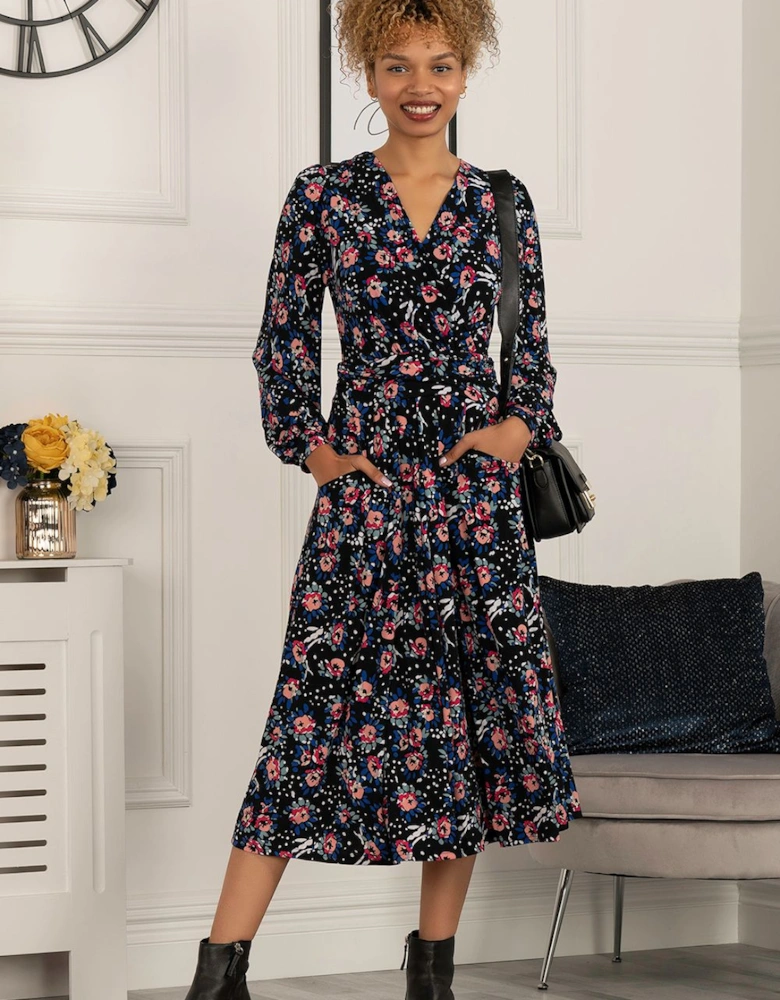 Libby Long Sleeved Jersey Dress