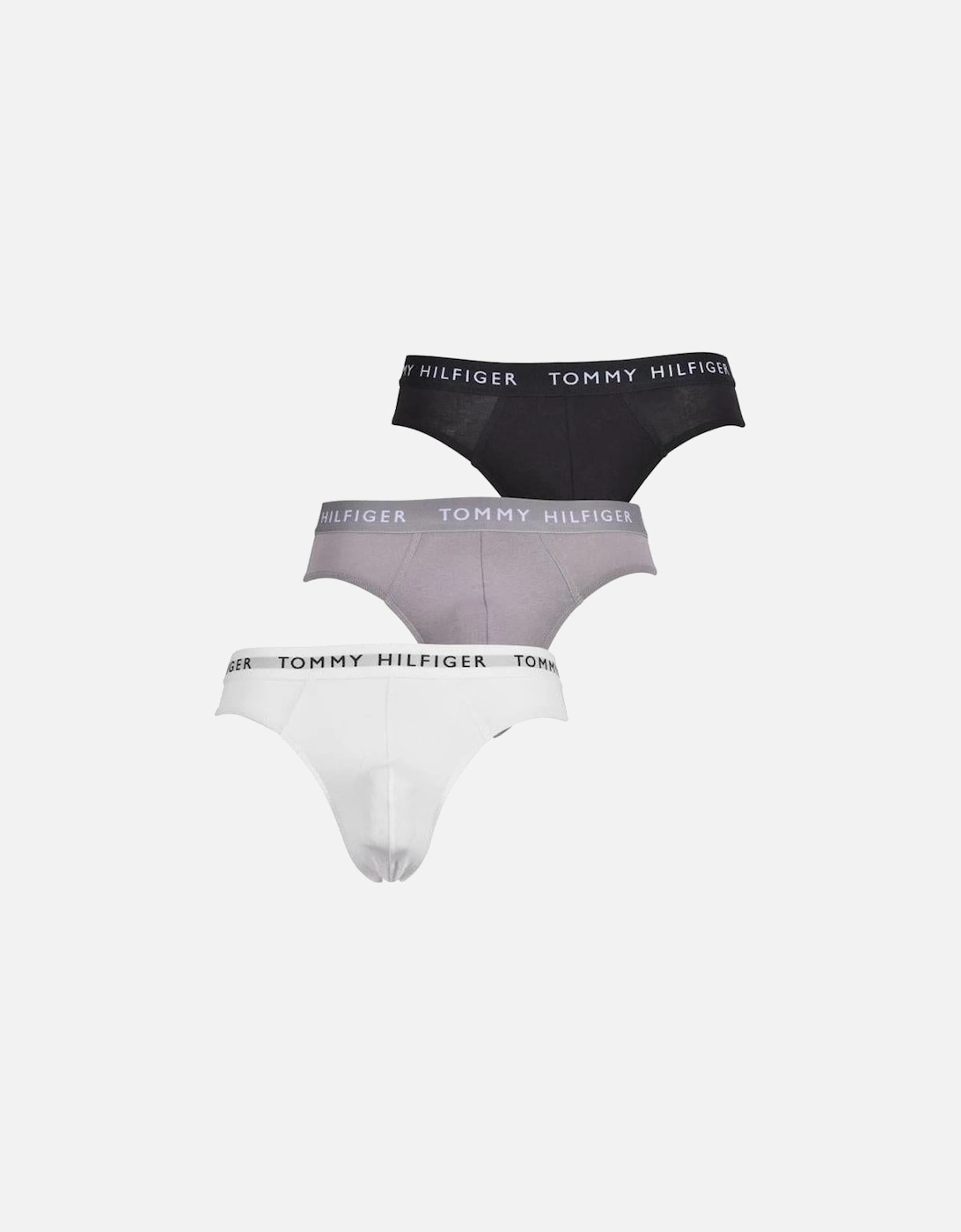 3-Pack Recycled Essentials Briefs, Black/White/Grey, 7 of 6