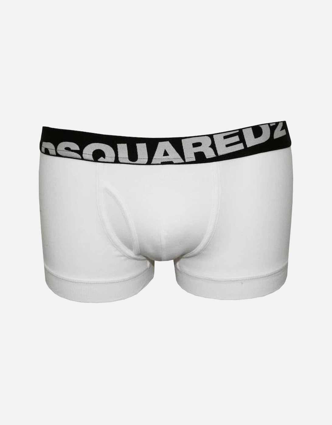 Angled Logo Low-Rise Boxer Trunk, White/black, 7 of 6