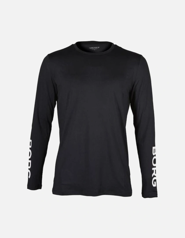 BORG Long-Sleeve Training Top, Black