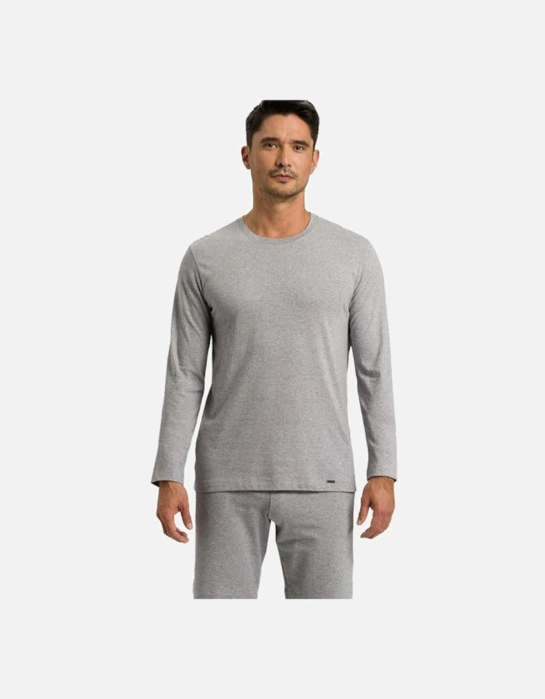 Living Long Sleeved Shirt, Grey Melange