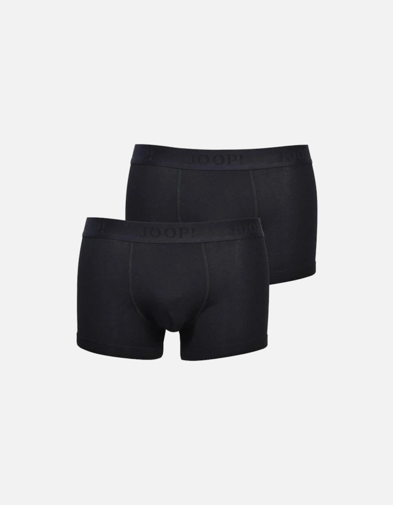 Joop! 2-Pack Cotton Modal Boxer Trunks, Black