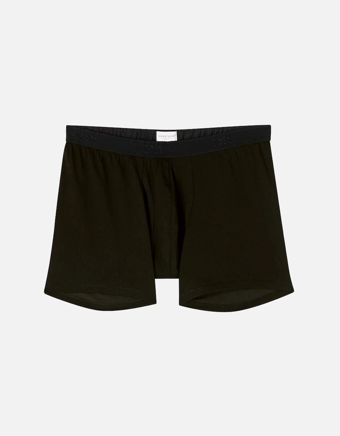 Pima Cotton Boxer Briefs, Black, 2 of 1