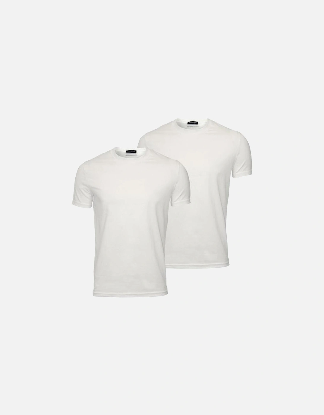 2-Pack Basic T-Shirts, White, 5 of 4
