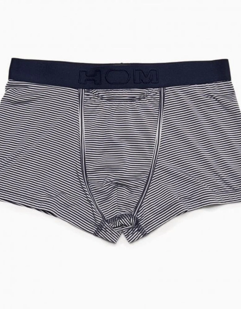 HO1 Striped Boxer Trunk, Navy