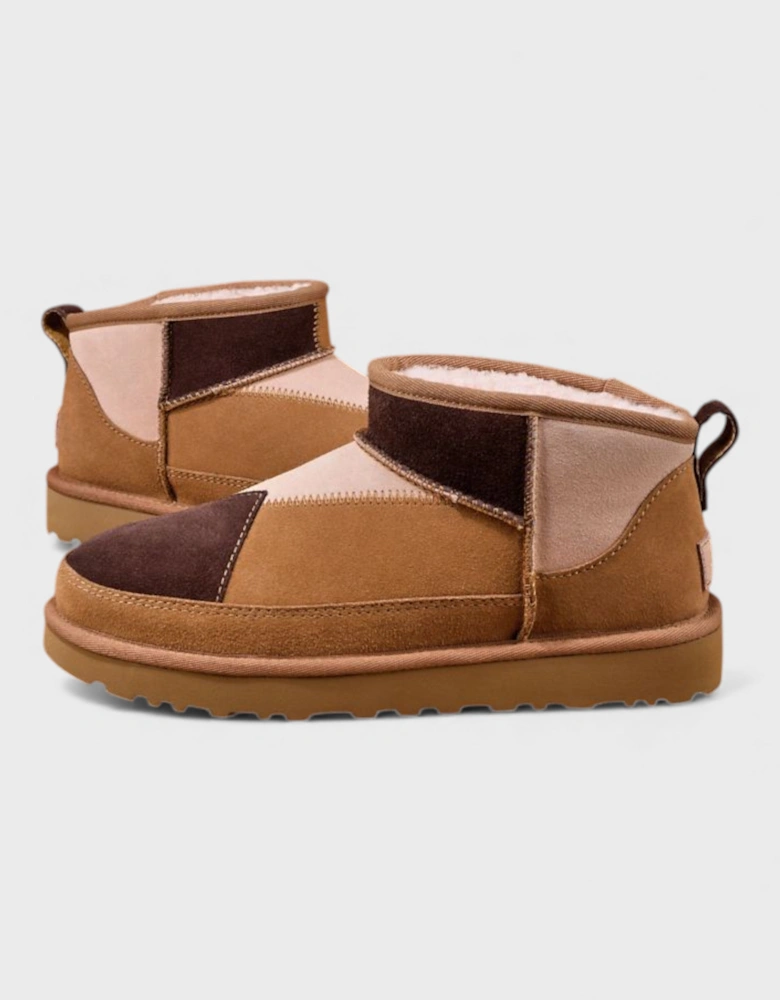Classic Ultra Mini Boot Reimagined Chestnut Multi Womens
