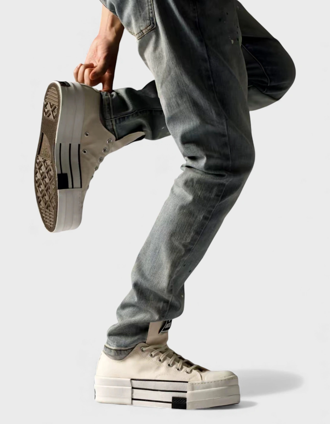 Rick Owens Drkshdw X Dbl Drkstar Ox Low