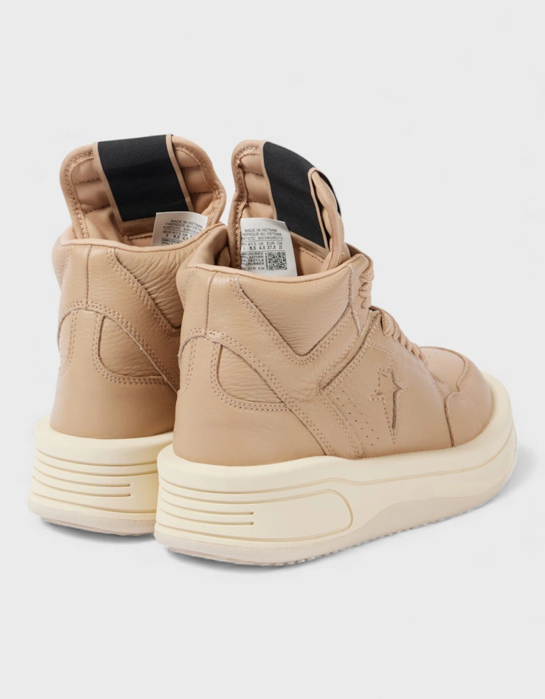 x Rick Owens DRKSHDW TURBOWPN Mid Beige Cave