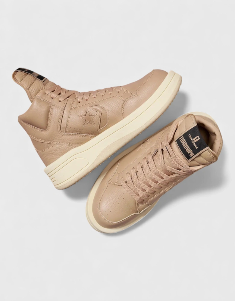 x Rick Owens DRKSHDW TURBOWPN Mid Beige Cave