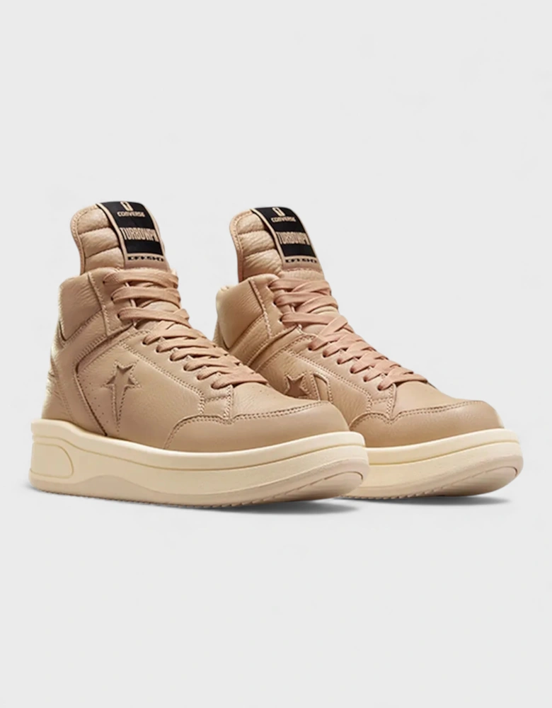 x Rick Owens DRKSHDW TURBOWPN Mid Beige Cave