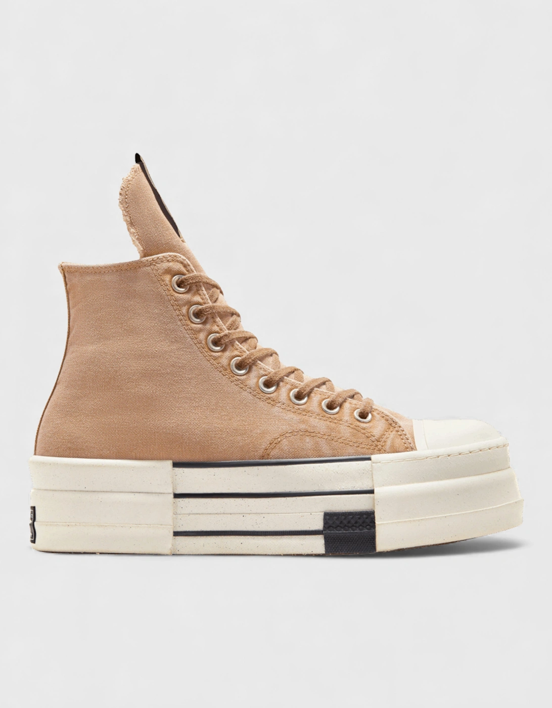 x Rick Owens DRKSHDW DBL DRKSTAR Chuck 70 High Washed Canvas Brown, 7 of 6