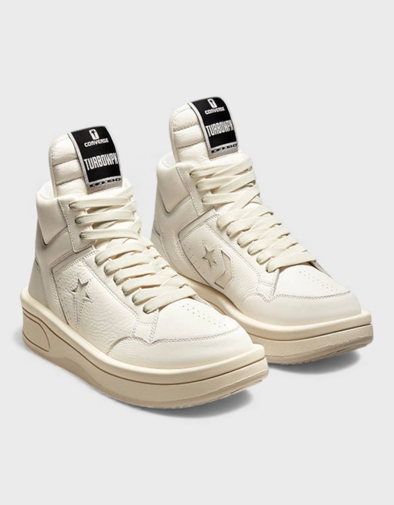 x Rick Owens DRKSHDW TURBOWPN Mid Egret