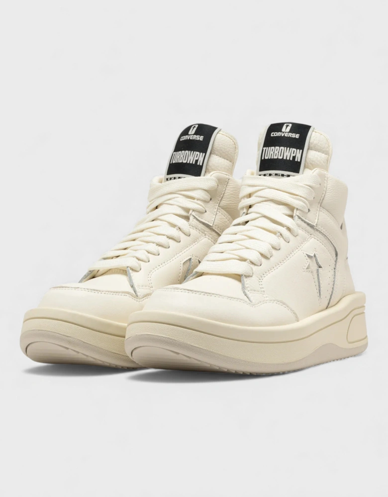 x Rick Owens DRKSHDW TURBOWPN Mid Egret