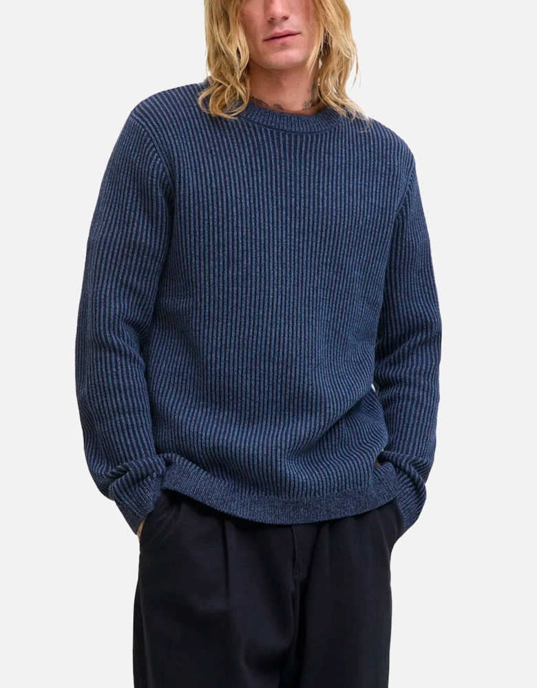JJE Dover Knit Crew Neck Sky Captain