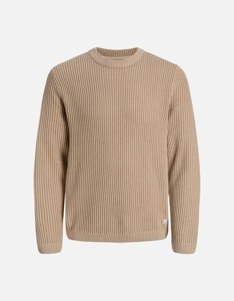 JJE Dover Knit crew neck MOONBEAM