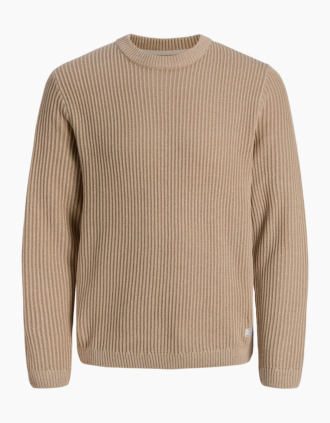 Jack & Jones Dover Crew Neck Knitted Jumper, Moonbeam, Size L, Men - Image 6