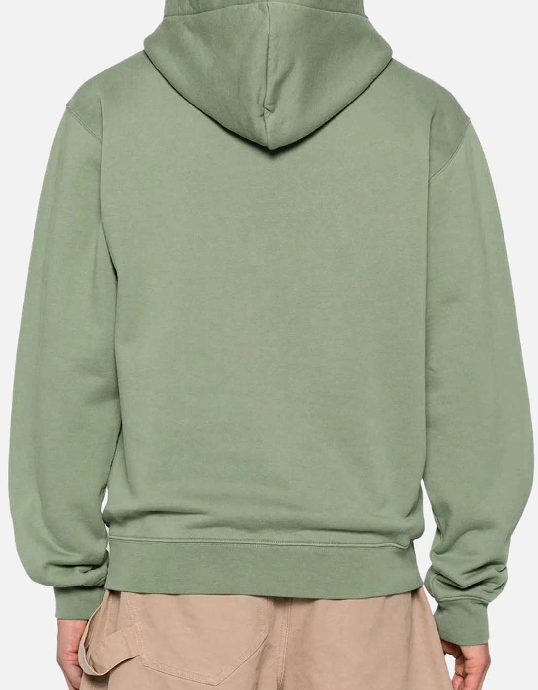 Men's Green Gros Grain Patch Logo La Casa Hoodie