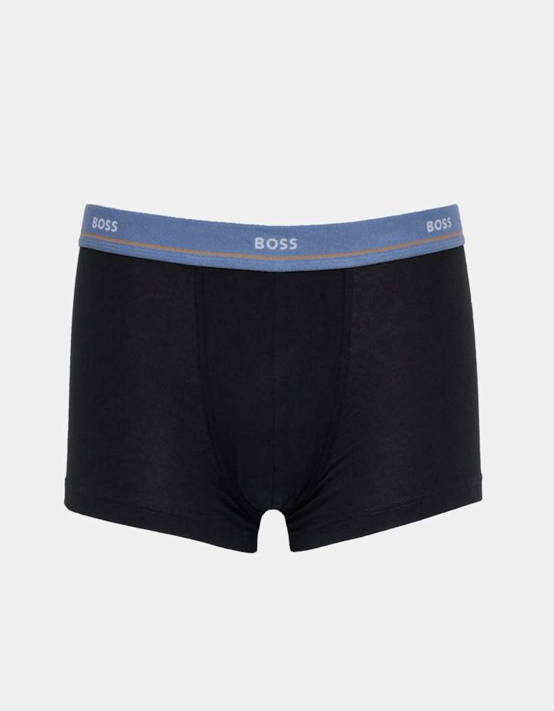 BOSS Orange 5-Pack Mens Stretch-Cotton Trunks with Logo Waistbands - Open Miscellaneous 960