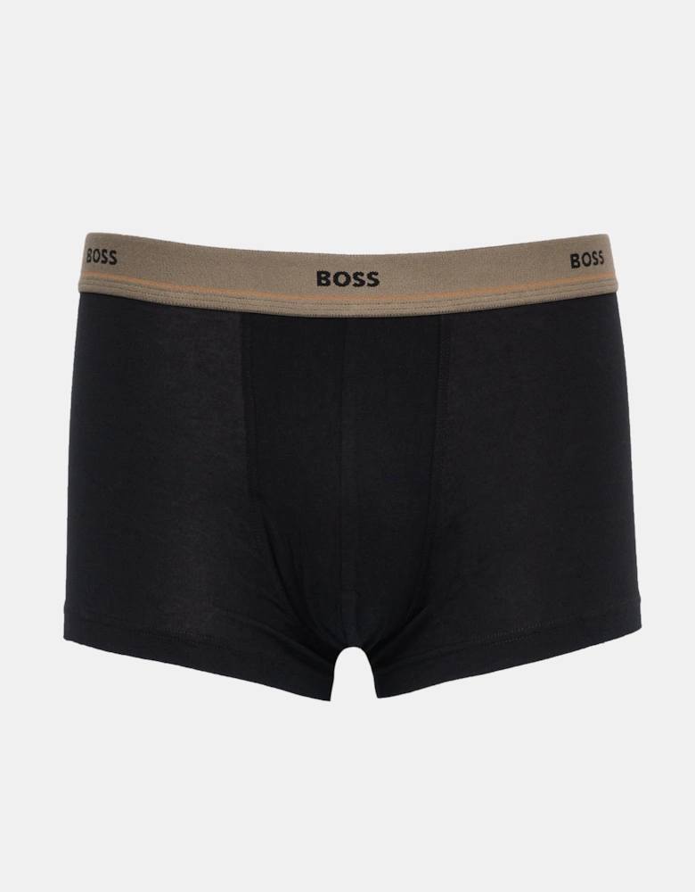 BOSS Orange 5-Pack Mens Stretch-Cotton Trunks with Logo Waistbands - Open Miscellaneous 960