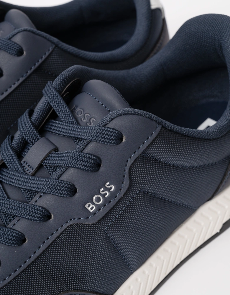 BOSS Orange Titanium Runn Mens Trainers - Dark Blue 404