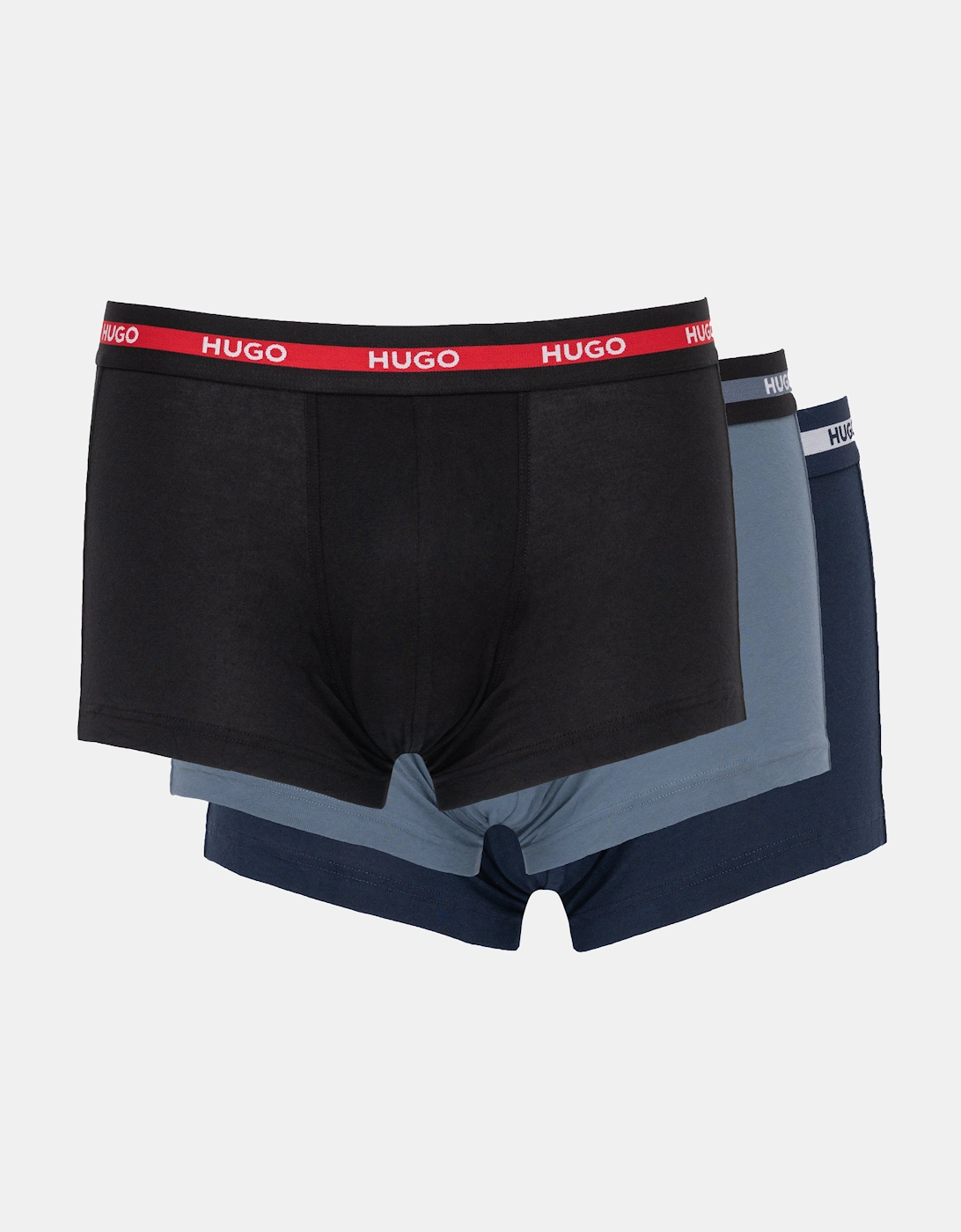 HUGO Planet 3 Pack Stretch Cotton Trunks - Open Miscellaneous 964, 5 of 4