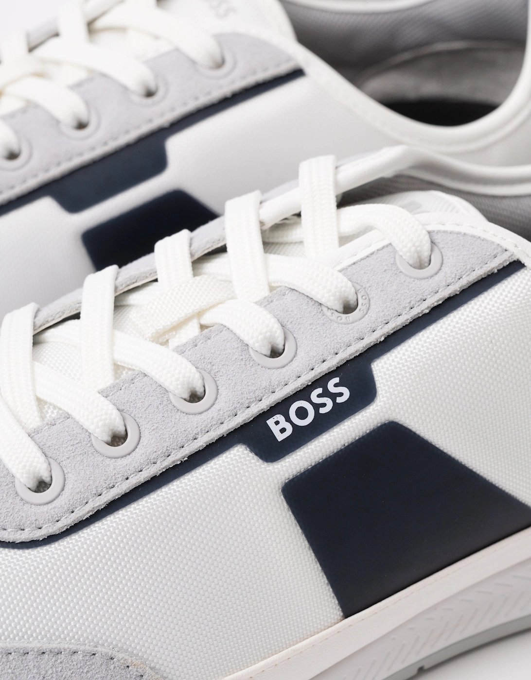 BOSS Orange Nitan Low Profile Nymith Trainers - Open White 140