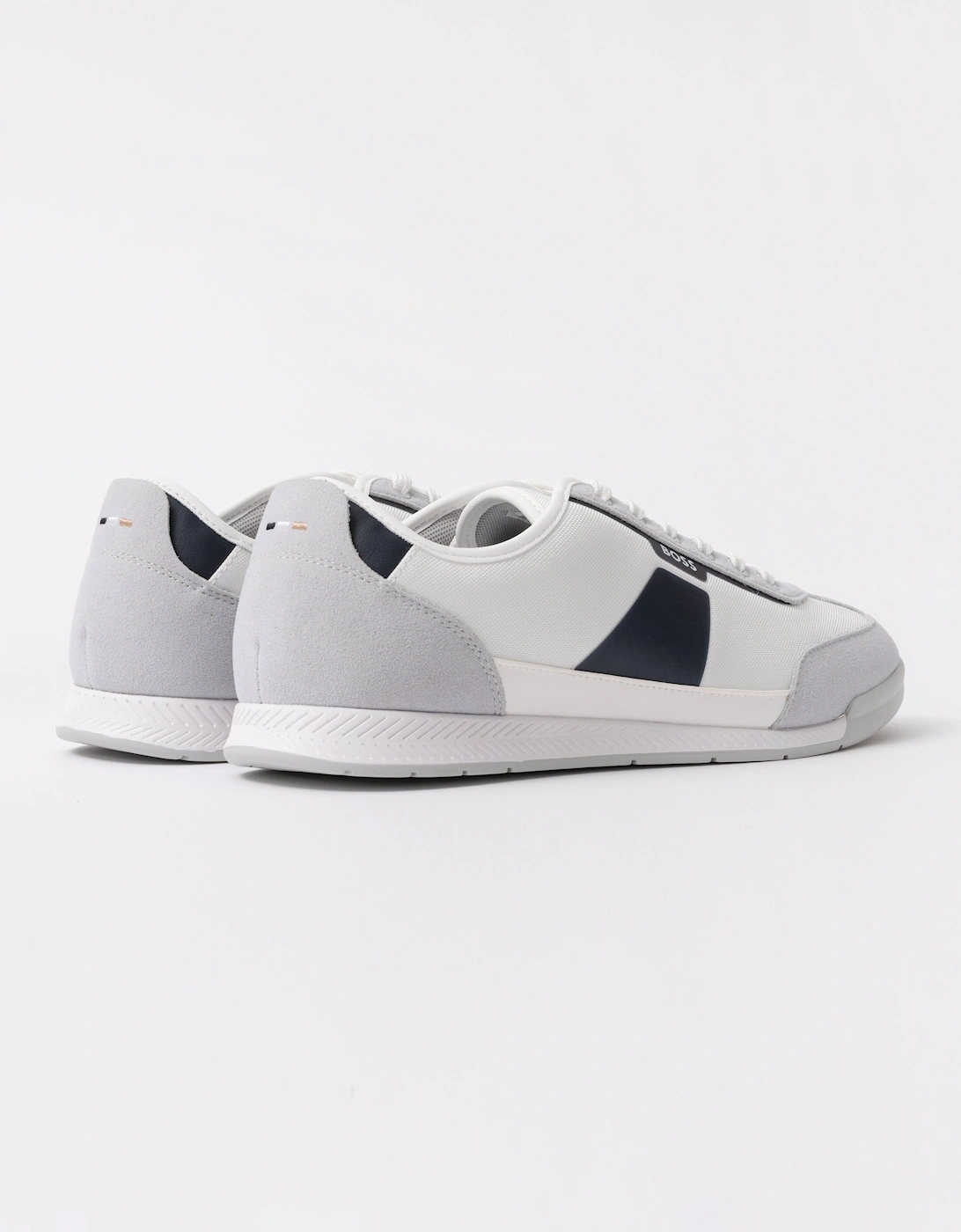 BOSS Orange Nitan Low Profile Nymith Trainers - Open White 140