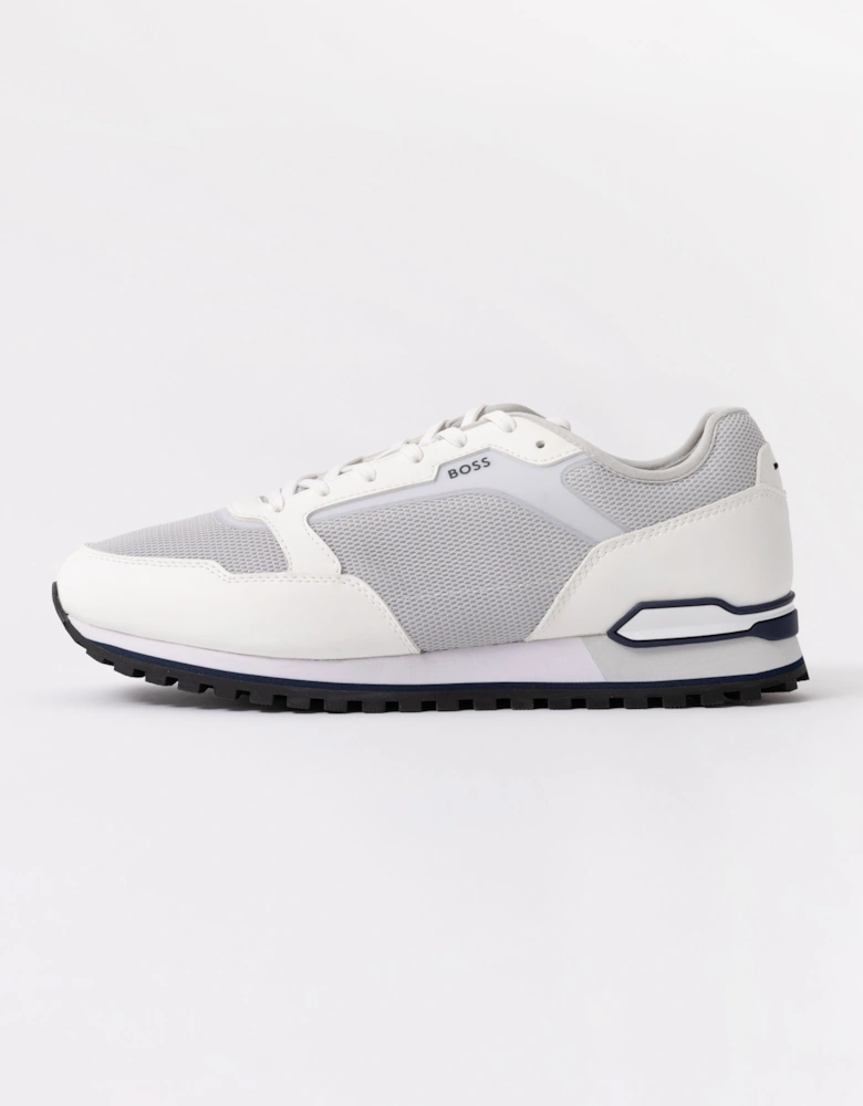 BOSS Orange Mens Parkour Runn Meth Trainers - Natural 104