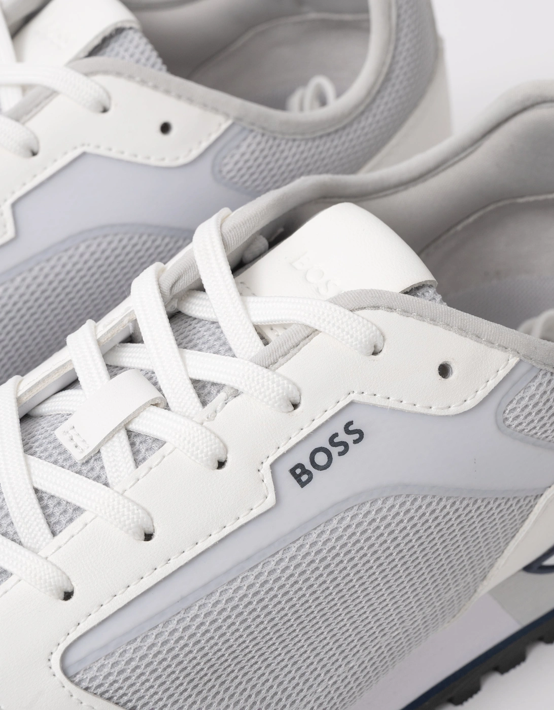 BOSS Orange Mens Parkour Runn Meth Trainers - Natural 104