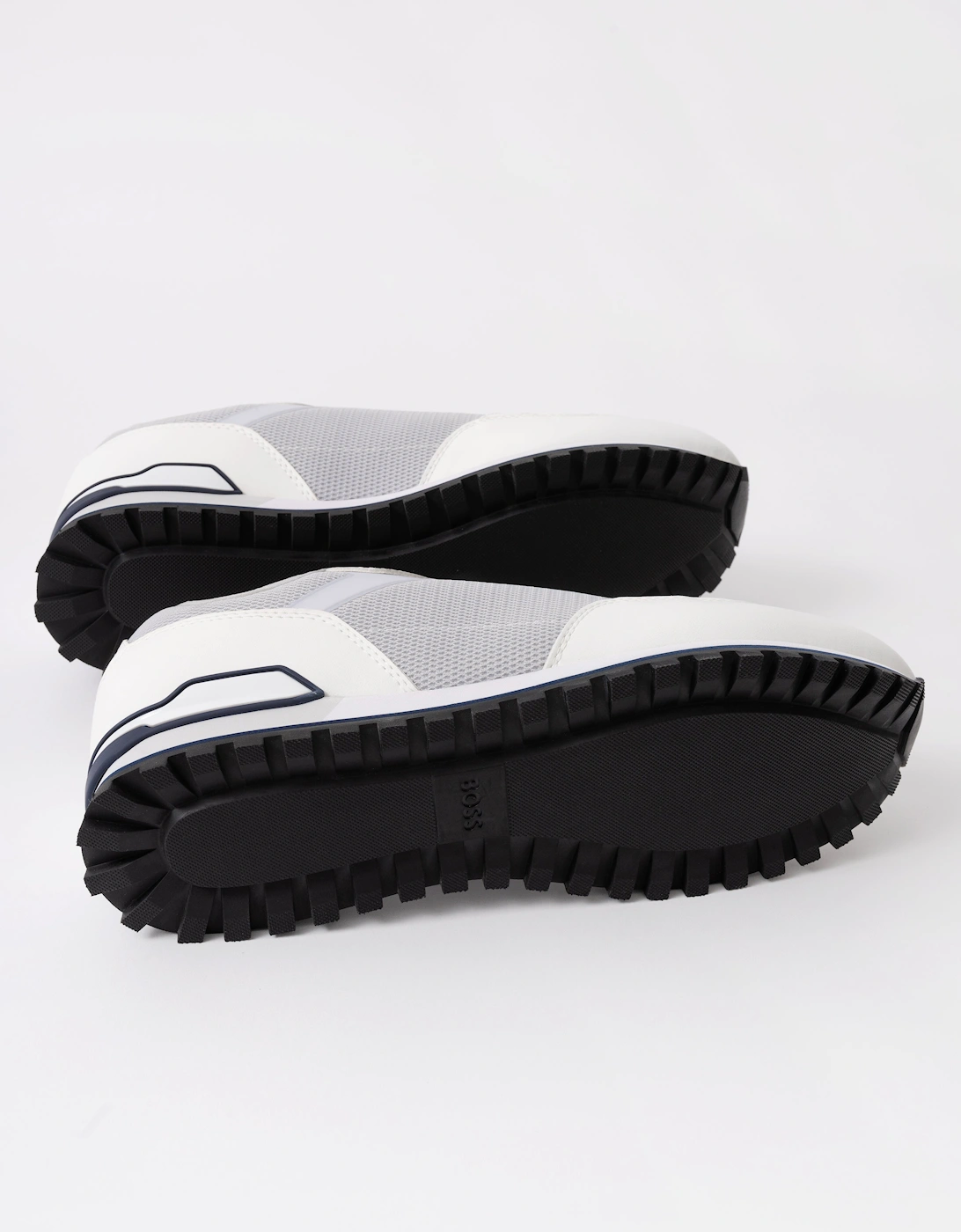 BOSS Orange Mens Parkour Runn Meth Trainers - Natural 104