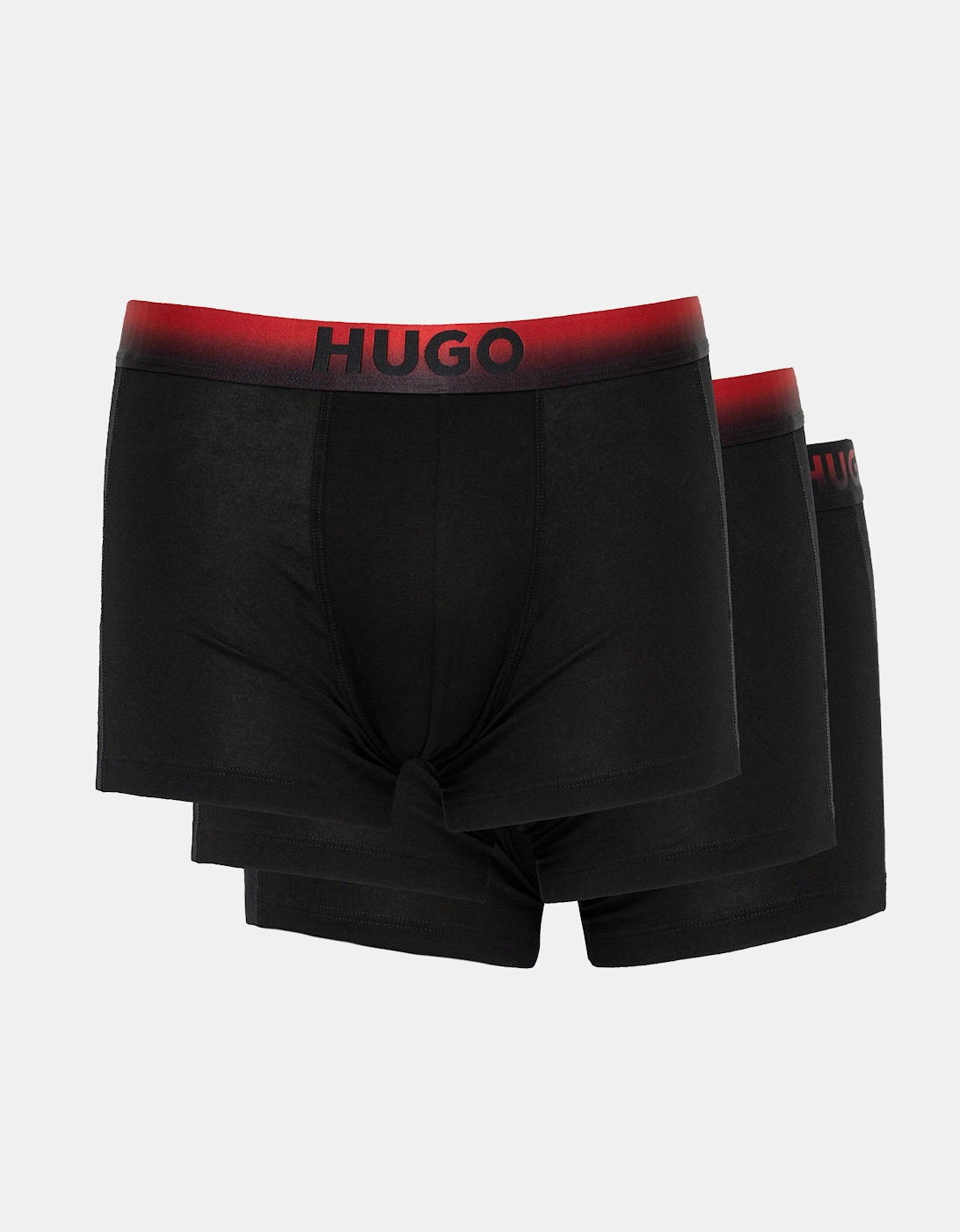 HUGO Mens 3 Pack Ombre Trunks - Open Miscellaneous 963, 4 of 3