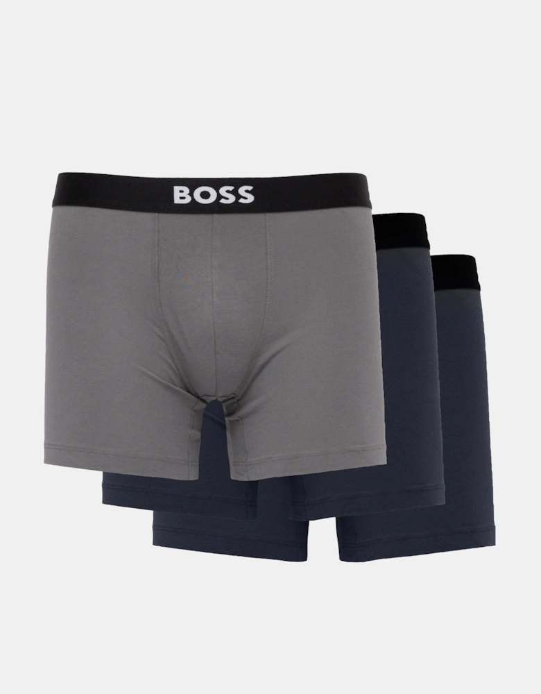 BOSS Orange 3 Pack Stretch Cotton Boxer Briefs - Open Miscellaneous 988