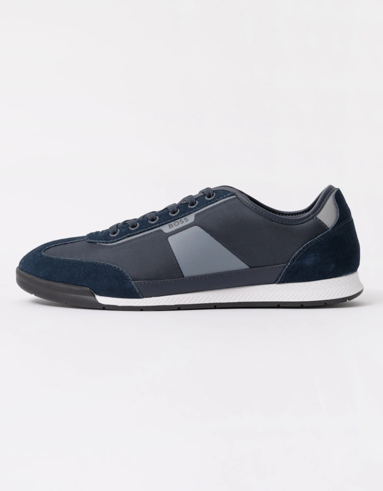 BOSS Orange Nitan Low Profile Nymith Trainers - Open Blue 462