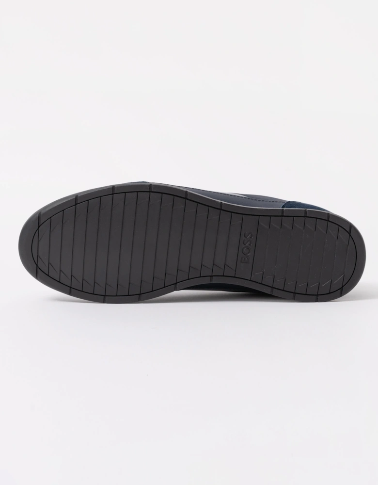 BOSS Orange Nitan Low Profile Nymith Trainers - Open Blue 462