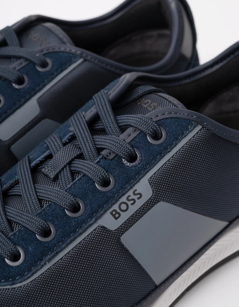 BOSS Orange Nitan Low Profile Nymith Trainers - Open Blue 462