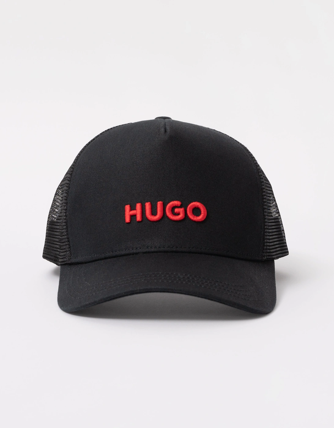 HUGO Mens Marsel Trucker Cap - Black 002