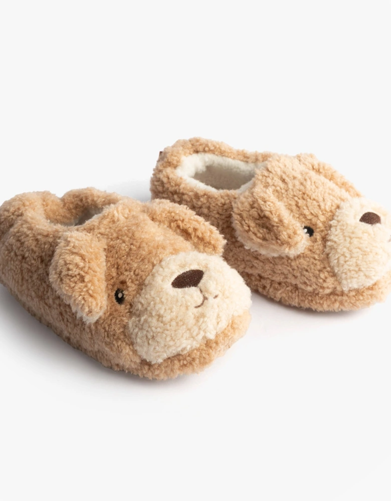 Toasties NOVELTY DOG Full Back Slippers Womens Dog